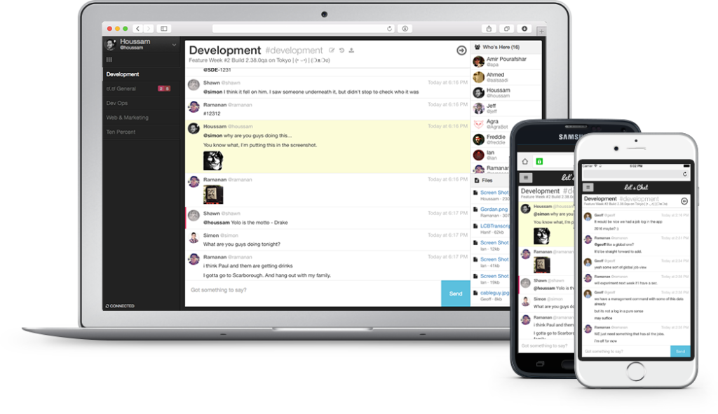 Let's Chat is a top Slack alternative in 2017