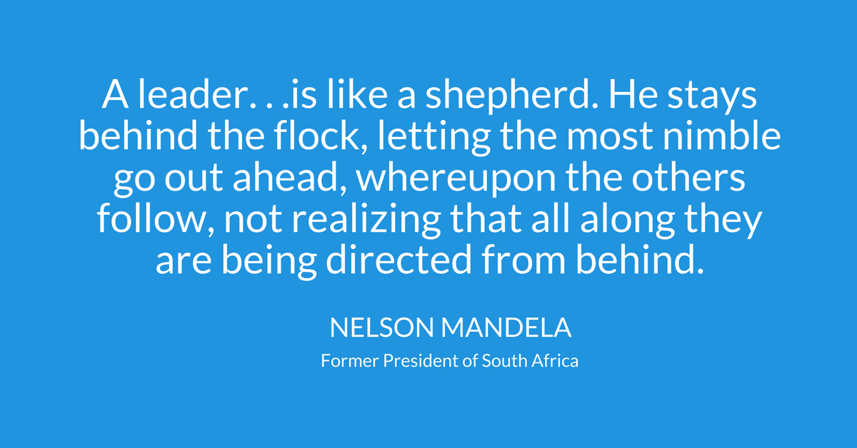 leadership quotes -- nelson mandela