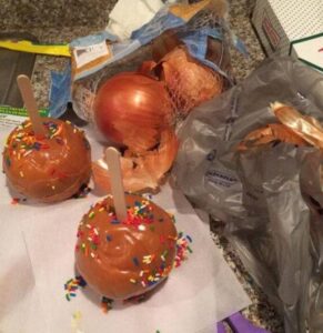 Onions disguised as wonderful chocolate morsels