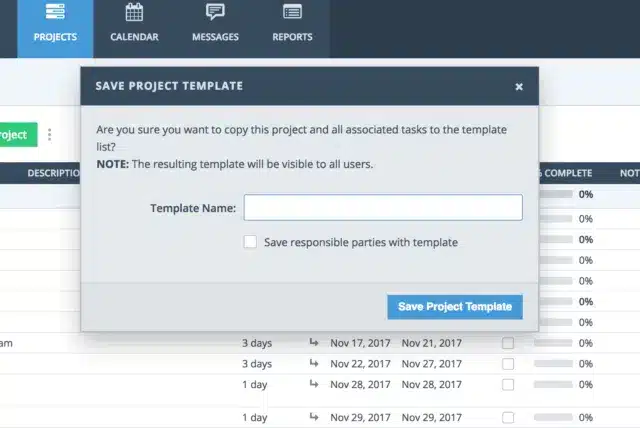 Project templates