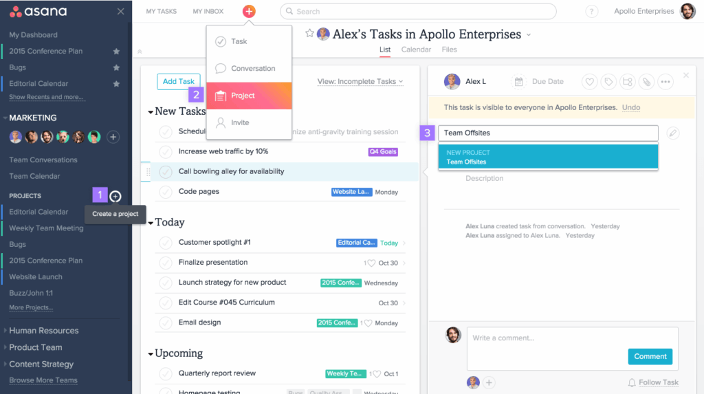 Basecamp alternatives asana