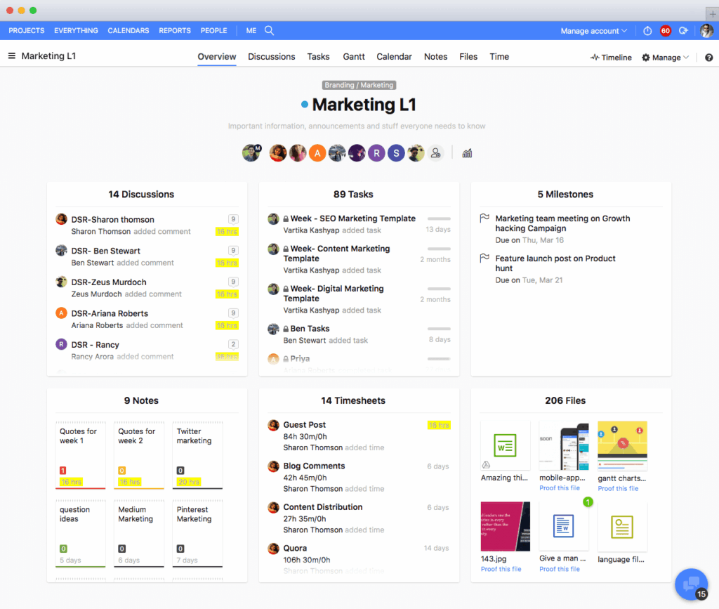 Basecamp alternatives proofhub