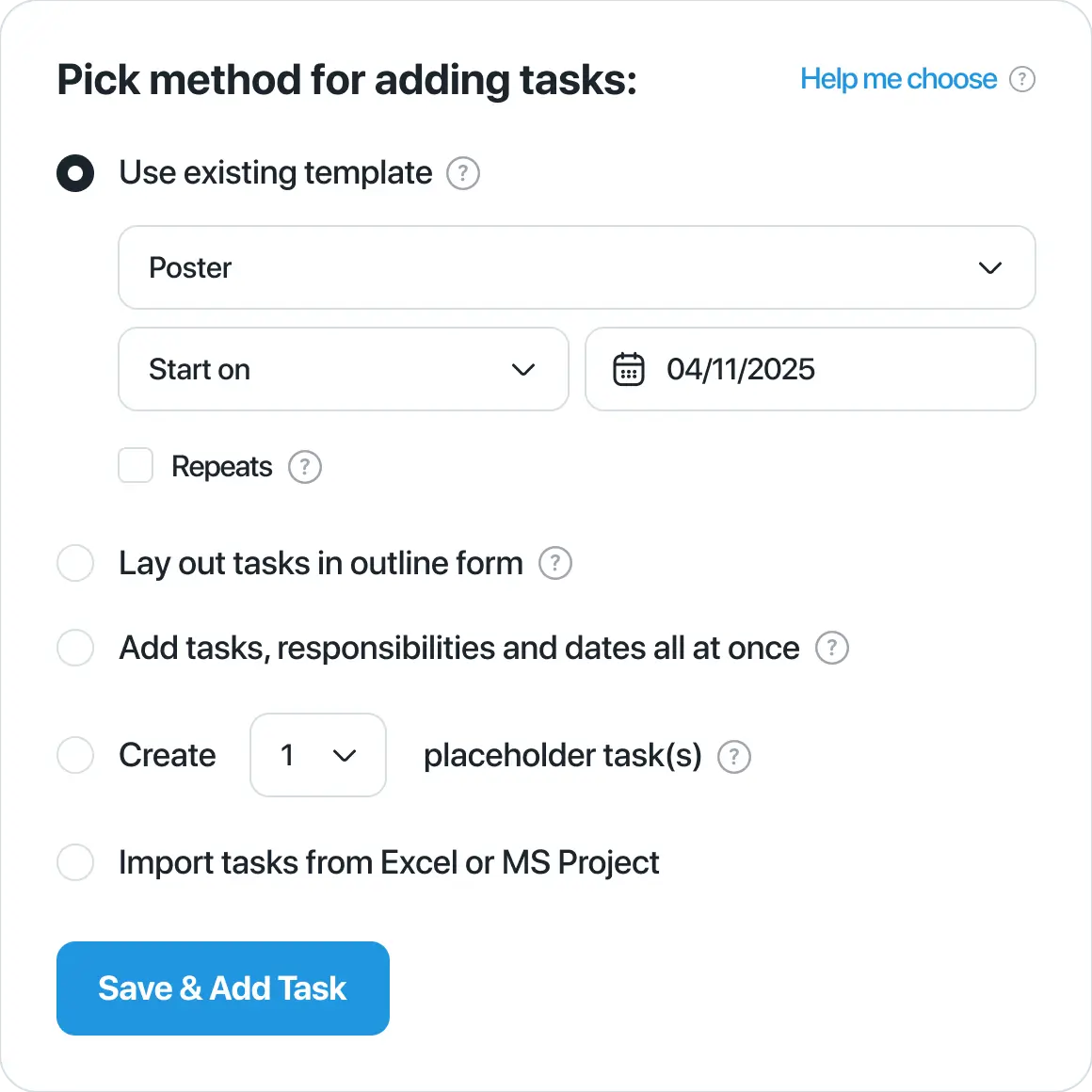 Customizable yet templated