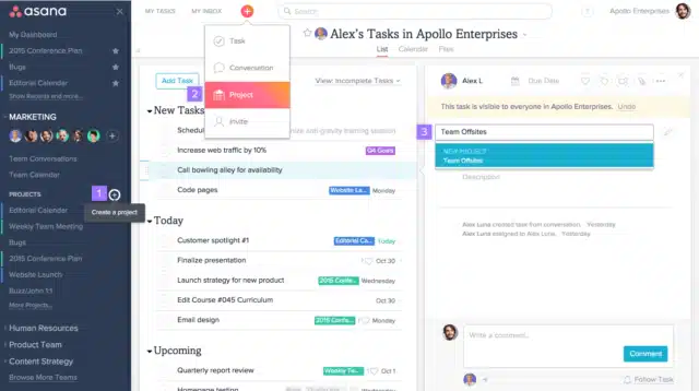 enterprise alternative to asana
