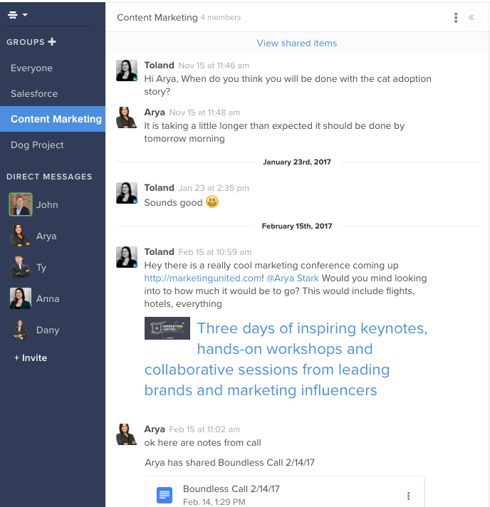 Hive Slack alternative