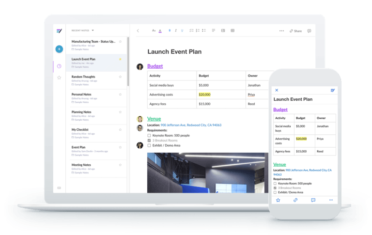 Box Notes Evernote Alternative