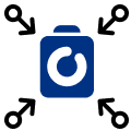 Centralized view icon