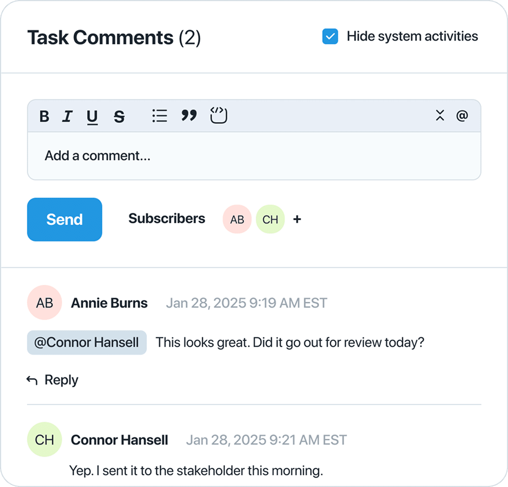 Easy collaboration