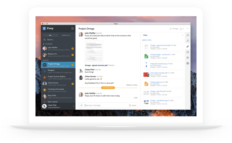 Fleep slack alternative