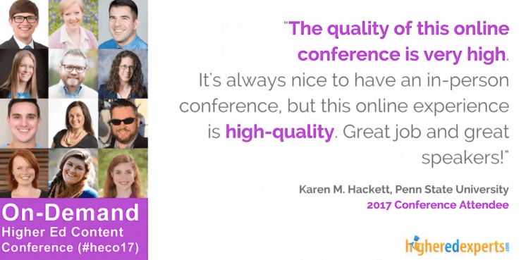 higher ed marketing conference higher ed content conference