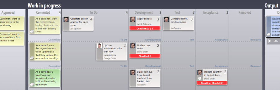 A scrum and Kanban desktop software