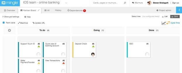 Mingle project management tool
