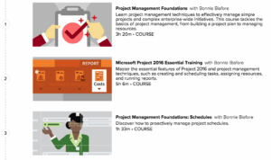 “Become a project manager” learning path