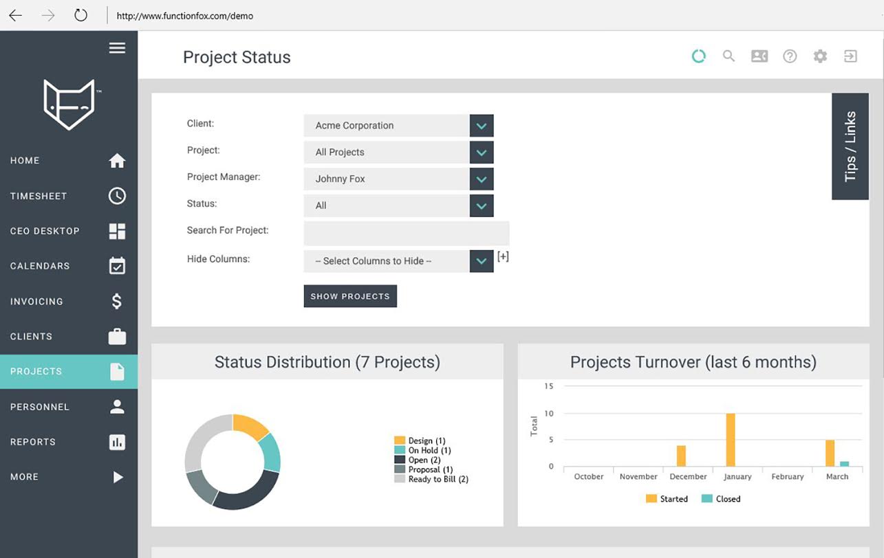 Microsoft project alternatives functionfox screenshot