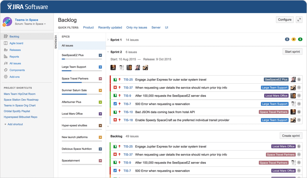 microsoft project alternatives jira