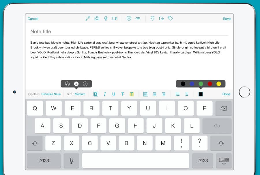 Nimbus Note Evernote alternative