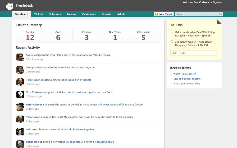 Freshdesk as alternative