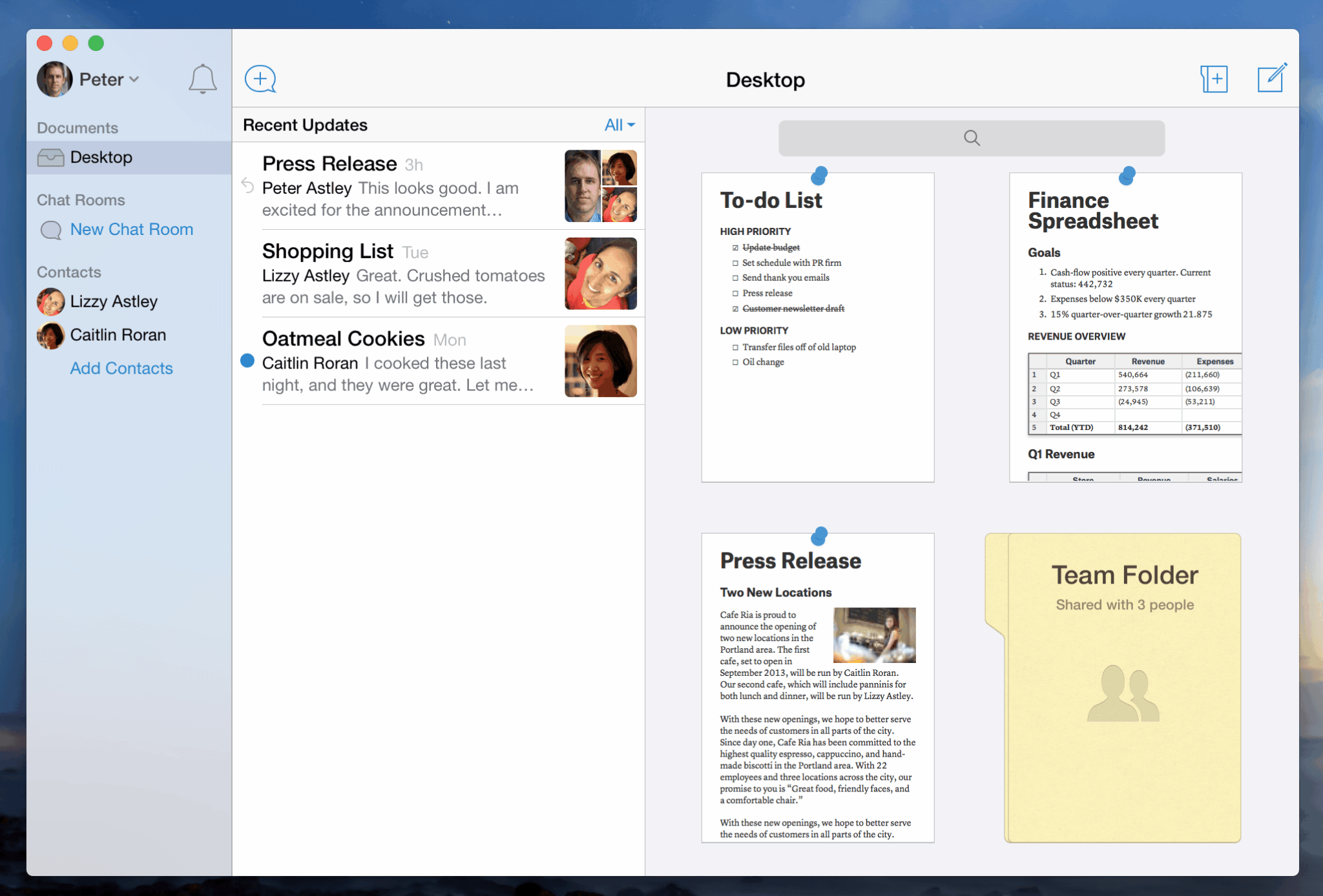Quip Evernote alternative