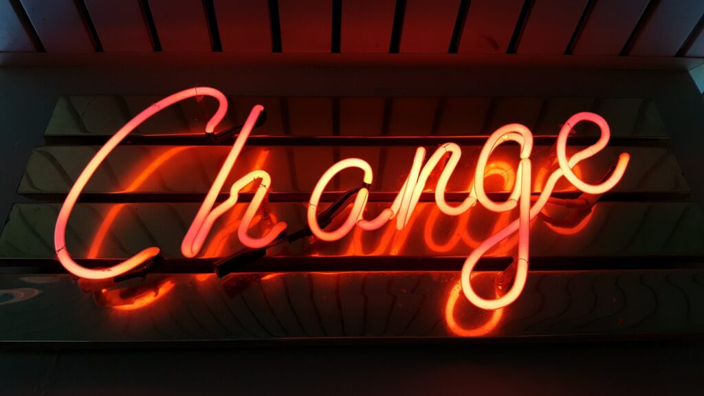 Change Can Be a Good Thing