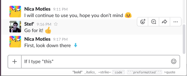 Helpful Slack tips