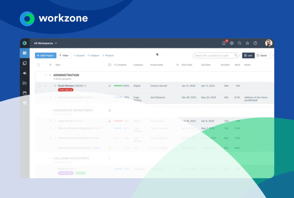Using workzones requests tool to intake and fulfill requests