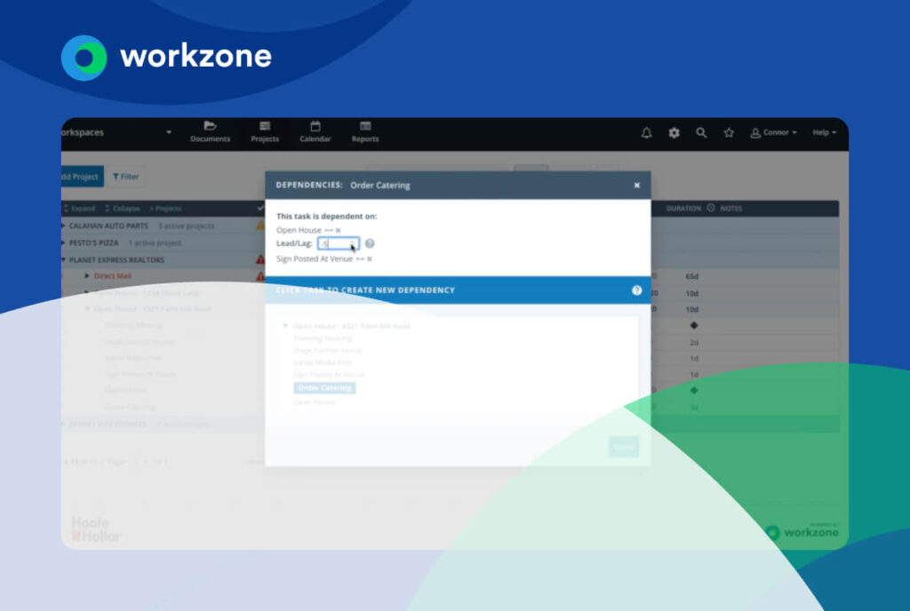Workzone essentials working with dependencies