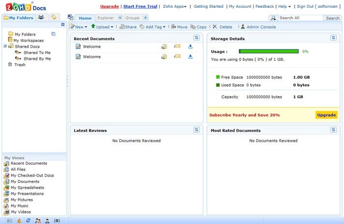 collaboration tools for documents zoho docs