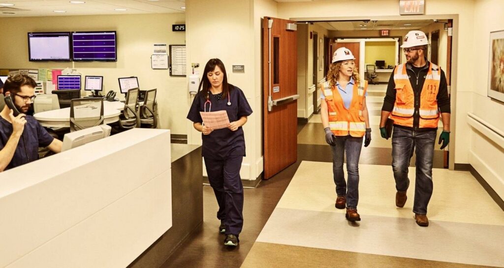 Project management software for hospital facilities teams