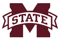A large maroon letter M with the word STATE in white letters on a maroon banner across the middle, outlined in white—symbolizing excellence and organization, much like top-tier higher education project management software designed to streamline campus workflow.