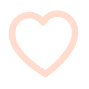 A light pink heart outline.