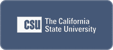 Logo for The California State University.