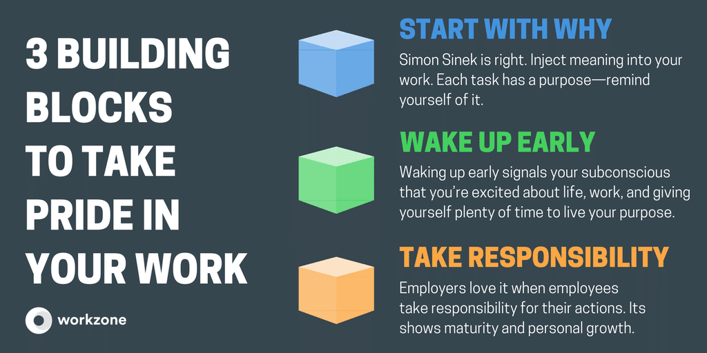 [Infographic] 3 building blocks on how to take pride in your work