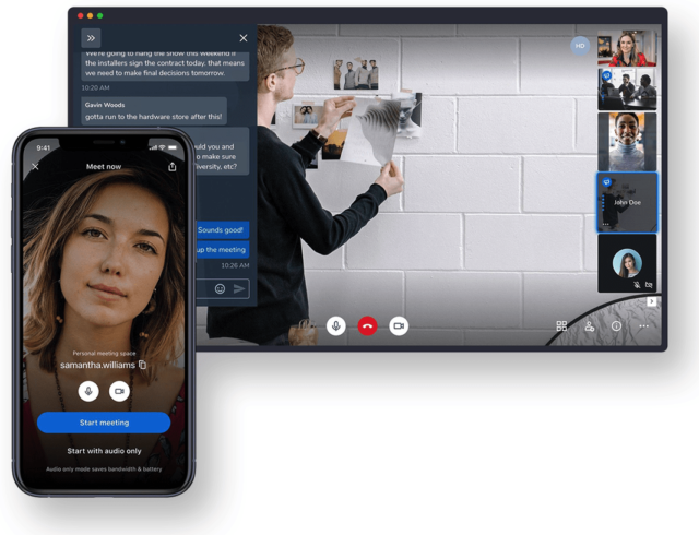 8x8 video conferencing app
