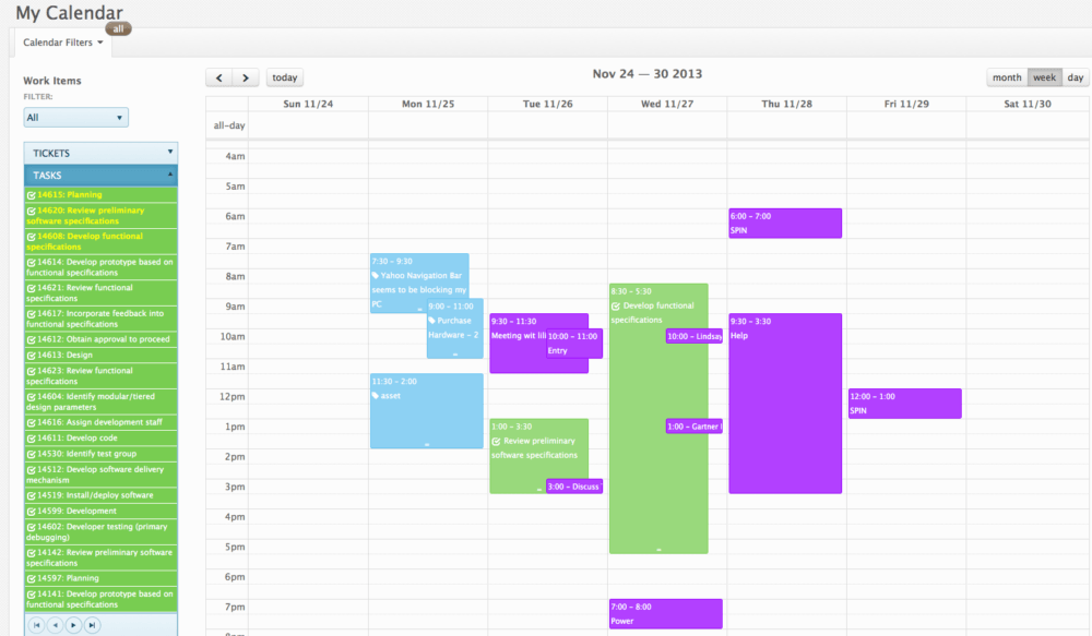 TeamHeadquarters screenshot for enterprise project management