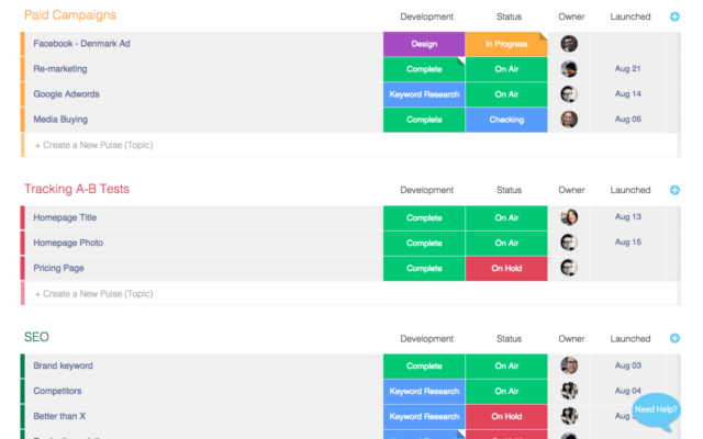 gantt chart alternatives for monday