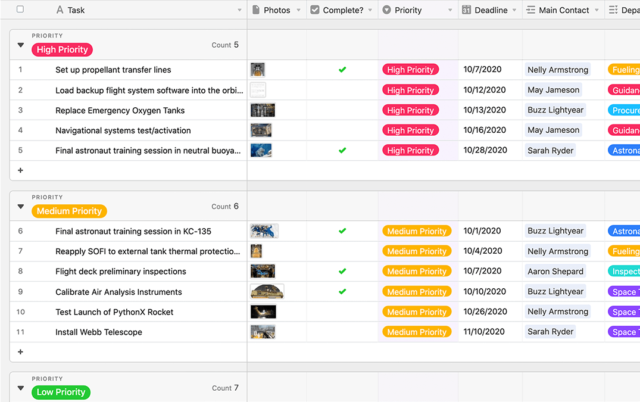 Hive Alternatives Airtable Screenshot