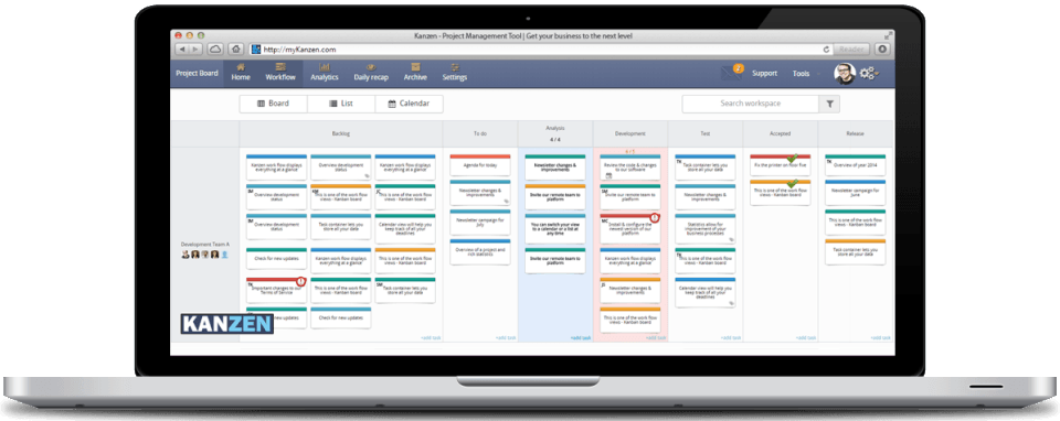 kanzen project management software