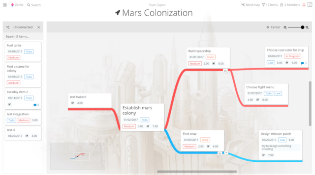 podio alternatives zenkit screenshot