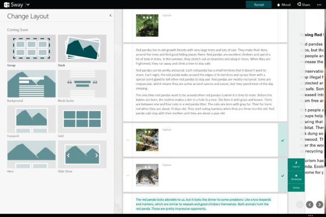 sway is a powerpoint alternative