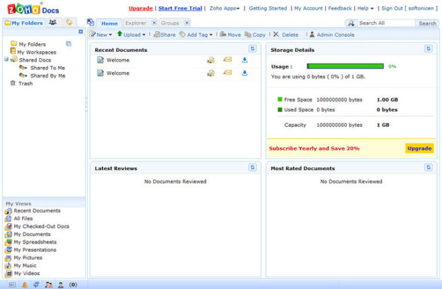 collaboration tools for documents zoho docs